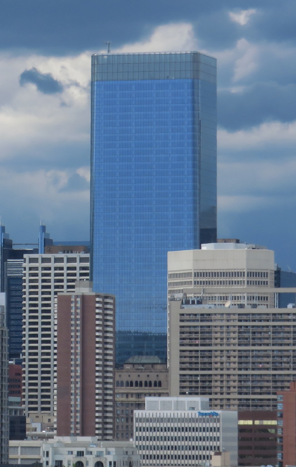 tall glass tower