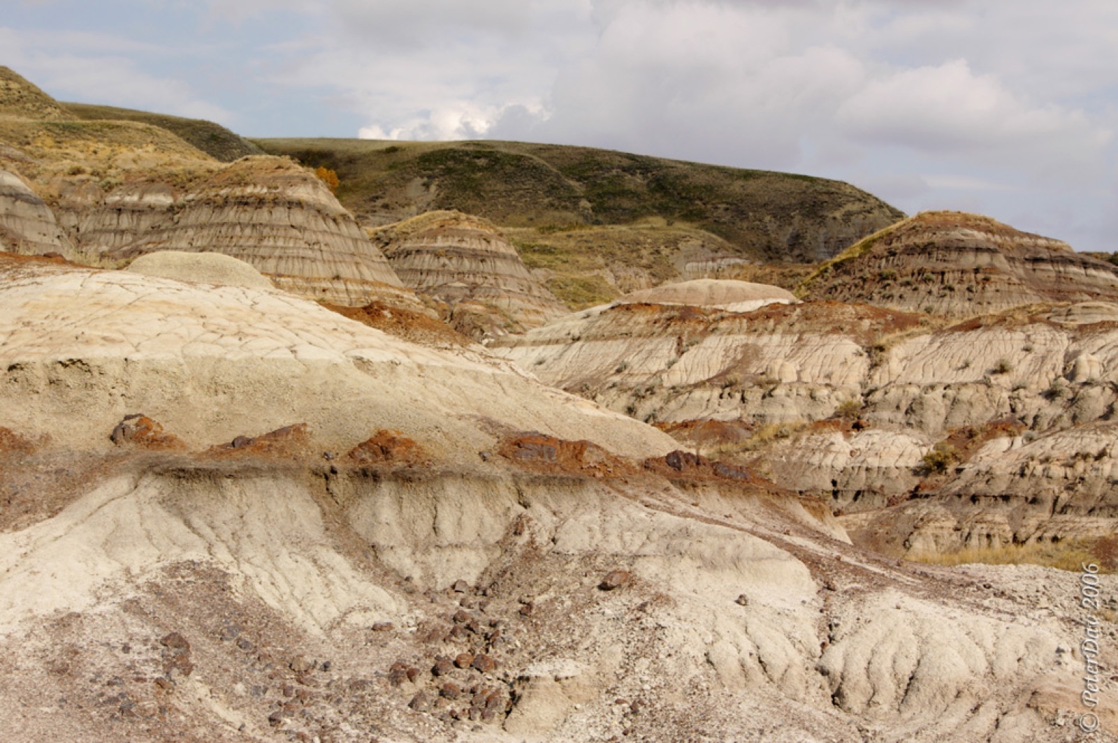 eroded canyon